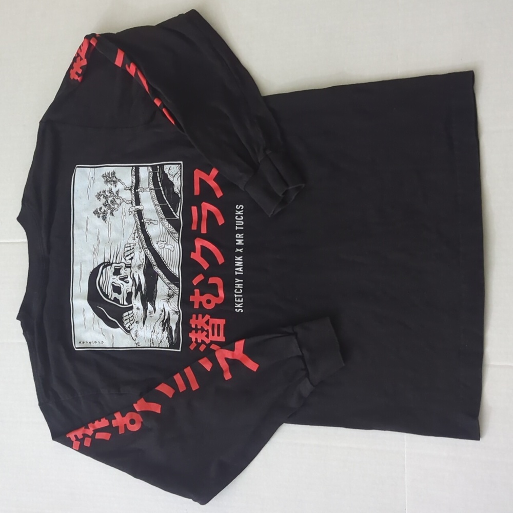 Lurking Class Sketchy Tank x Mr Tucks Long Sleeve T-Shirt, Men's Small